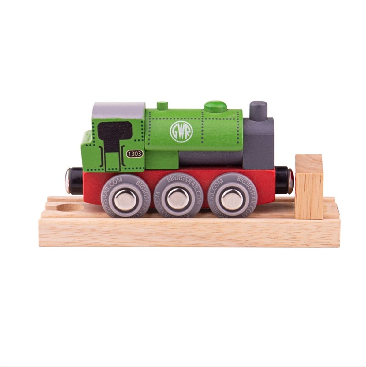 Bigjigs Rail GWR Holzlokomotive Grun banaby