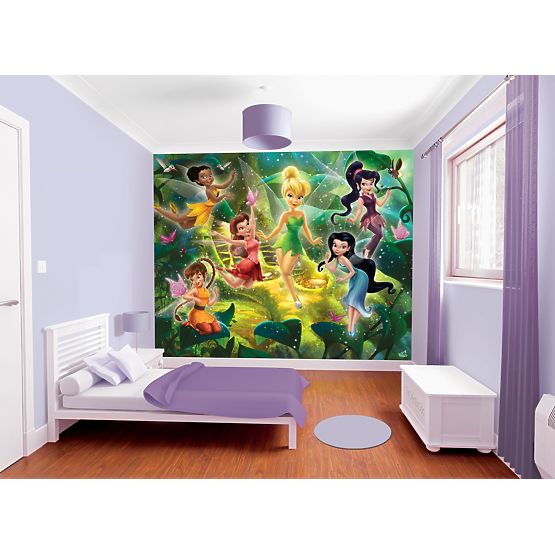 3D Tapete Disney Tinkerbell