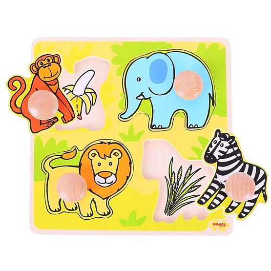 Bigjigs Toys mein erstes Slide-in-Safari-Puzzle