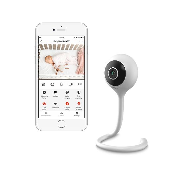 Elektronisches Babyphone Babyline Smart White