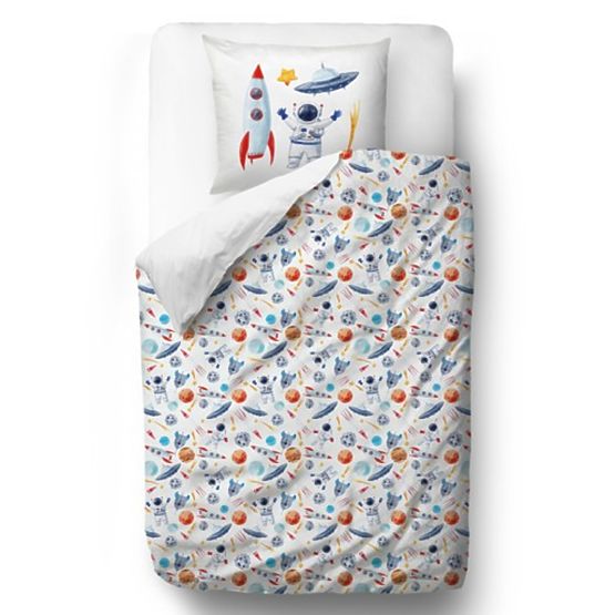 Herr. Little Fox Bedding Space - Decke: 135 x 200 cm Kissen: 60 x 50 cm