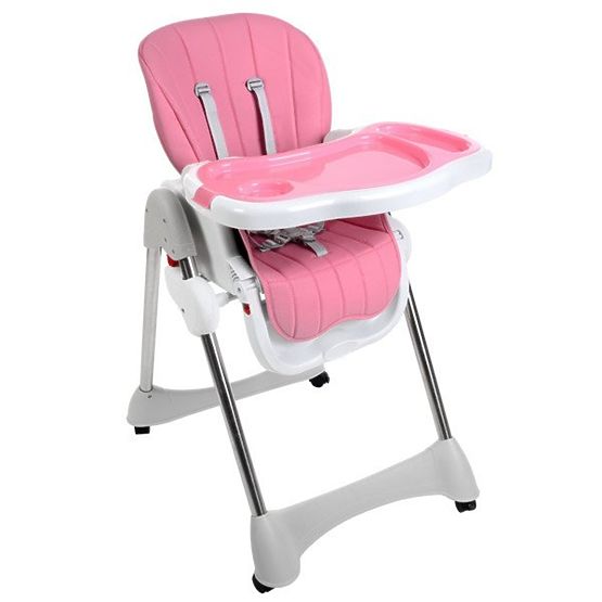 Kinder Essen- Babystuhl Luxa - pink