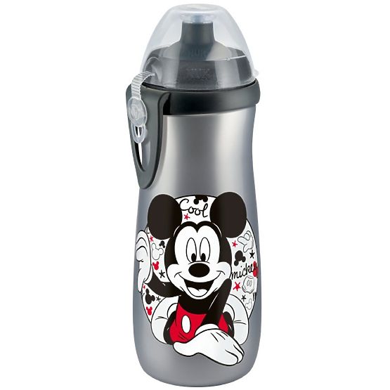 Kinder Flasche NUK SportS Cup Disney Cool Mickey 450 ml grey