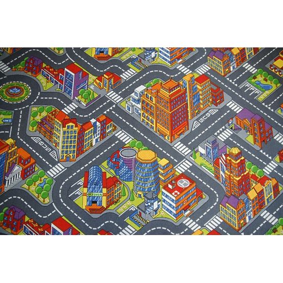 Kinderteppich BIG CITY - grau