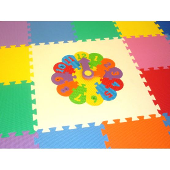 Kinderteppich Puzzle - Uhr