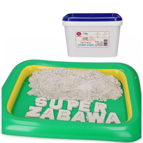 Kinetischer Sand 5 kg mit Sandkasten