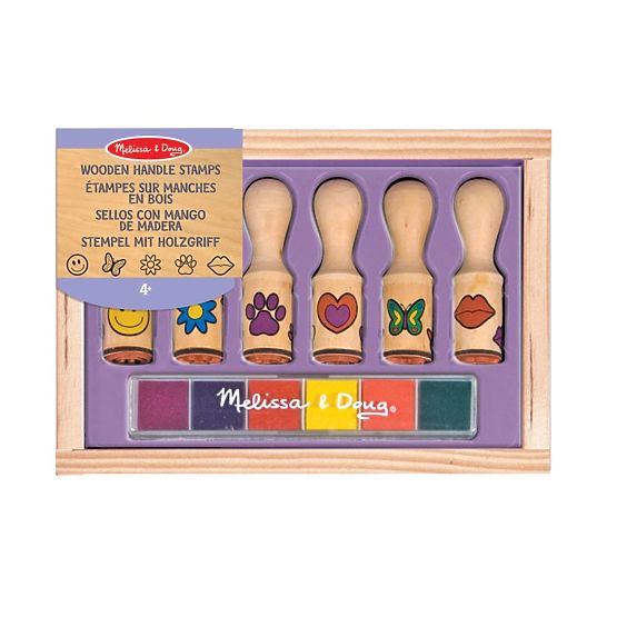 Melissa & Doug Satz Holzstempel - 6 Stk