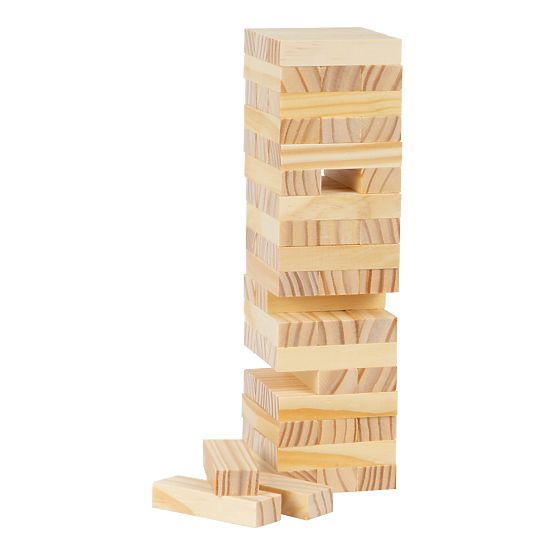 Small Foot Natürliches Jenga-Spiel aus Holz