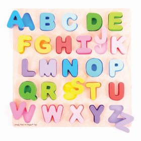 Großbuchstaben des Bigjigs Baby-Alphabets, Bigjigs Toys
