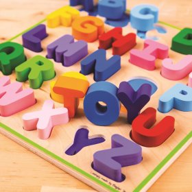 Großbuchstaben des Bigjigs Baby-Alphabets, Bigjigs Toys