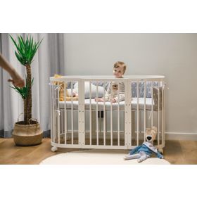 Mitwachsende Babybett 7in1 Desire - weiß, Waldin