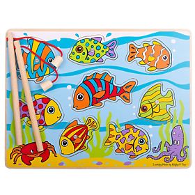 Bigjigs Toys Fische fangen auf einem Brett, Bigjigs Toys