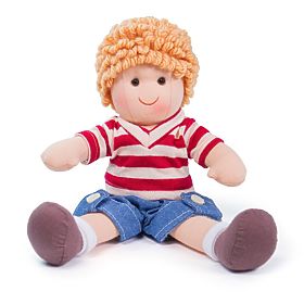 Bigjigs Toys Stoffpuppe Harry 28 cm, Bigjigs Toys