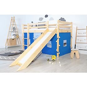 Kinderbett Hochbett Ourbaby Modo mit Rutsche - Kiefer, Litdrew