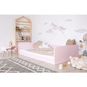 Mitwachsendes Bett Nell 2in1 - Puderrosa, Ourbaby®