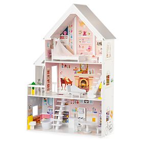 Puppenhaus aus Holz Pastell Residenz, EcoToys