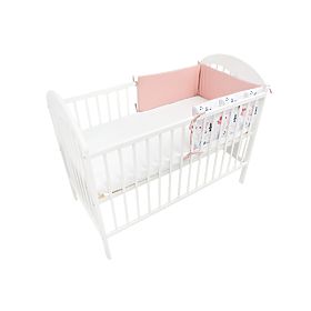 Schutzmantel 180 für Kinderbett Fox - rosa, Ankras