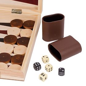 Small Foot Case für Schach und Backgammon, small foot