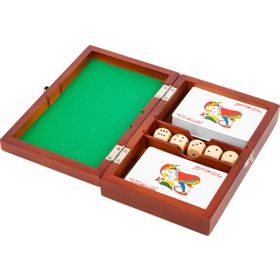 Small Foot Spielwürfel und Karten in einer Holzkiste, small foot